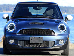 NEU LED Scheinwerfer DRL Schwarz Passend für mini Cooper 2007-2013 R55 R56 R57 R58 R59