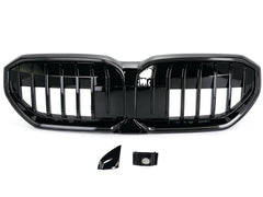 LED Kühlergrill Niere Frontgrill Grill Schwarz für BMW 5er G60 G61 i5 2023-2026