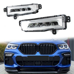 LED Tagfahrlicht Nebelscheinwerfer Front Stossstange Passend für X5 X6 X7 G05 G06 G07 2019-2023