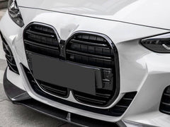 Schwarz Doppelsteg Kühlergrill Grill Frontgrill für BMW 4er G22 G23 OHNE ACC ab 2020