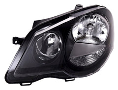 NEU GTI Scheinwerfer Frontscheinwerfer Schwarz für VW Polo 9N3 2005-2009 Mit E-Prüfzeichen