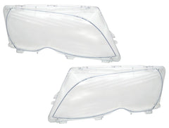 Scheinwerferglas Streuscheibe Set für BMW 3er E46 Facelift 01-05 Halogen / X