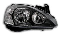 NEU Angel Eyes Scheinwerfer Set Schwarz für Opel Corsa C 2000-2006 H7 mit E-Prüfzeichen