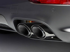 GTS Optik Glänzend Schwarz Auspuffblenden Endrohr für Porsche Macan S 3,0 2014-2021 et197