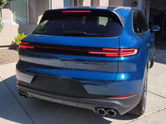 Auspuff Auspuffblenden Endrohre Schwarz für Porsche Cayenne PO536 9YA 2018+ et327