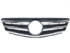 Grill Kühlergrill Frontgrill Silber für Mercedes W204 Limo S204 Kombi 2007-2014