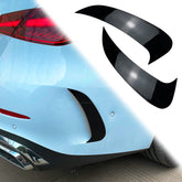 Aero Flaps Flics Heck Hinten Stoßstange Glanz Schwarz für Mercedes W206 S206 AMG Line ab 2021