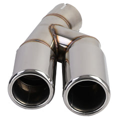 Auspuff Endrohr Doppelrohr Chrom Passend für 3er F30 F31 316 318 320