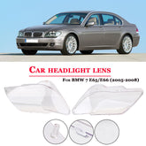 Klar L+R Scheinwerfer Abdeckung Scheinwerferglas Für BMW 7er E65 E66 LCI 2005-2008