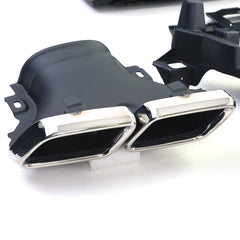 Sport Heckdiffusor Diffusor mit Auspuff Chrom für Mercedes GLC X253 SUV ab 15