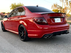 Heckspoiler Spoiler Spoilerlippe Schwarz für Mercedes C Klasse W204 Limo 07-14