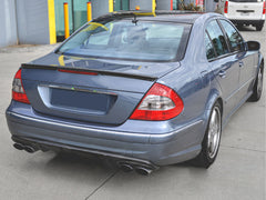 Spoiler Heckspoiler Spoilerlippe Schwarz Glanz für Mercedes Benz E-Klasse W211 Limo 2002-2009 sp91