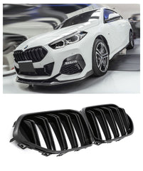 NEU Kühlergrill Frontgrill Nieren Grill Schwarz Passend für 2er F44 Gran Coupe 2020+