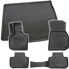 NEU Gummimatten Kofferraumwanne Fußmatten Set Passend für X3 G01 2017-2024