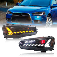 NEU LED Scheinwerfer Frontscheinwerfer für Mitsubishi Lancer EVO X 2008-2017