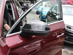 L+R Carbon Fiber Spiegelkappen für AUDI Q7 SQ7 4M ab 2015 Q5 SQ5 FY ab 2017 mit SideAssist mc28