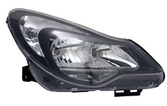 NEU Halogen Scheinwerfer LWR links / rechts Schwarz für Opel Corsa D 2011-2014 mit E-Prüfzeichen