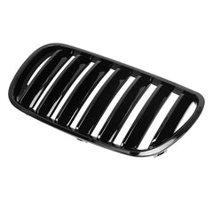 NEU Schwarz Glanz Grill Kühlergrill Einzelsteg Nieren Passend für X3 E83 06-11