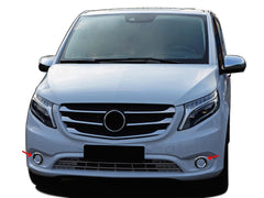 Nebelscheinwerfer Reflektorrahmen für Mercedes Vito W447 2014-2020 2 tlg Silber