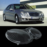 Paar Scheinwerferglas Scheinwerfer Linse für Mercedes Benz E-Klasse W211 2002-09