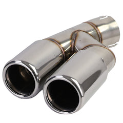 Auspuff Endrohr Doppelrohr Chrom Passend für 3er F30 F31 316 318 320