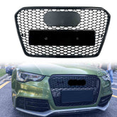 Kühlergrill Frontgrill Wabengrill Schwarz für AUDI A5 8T S Line 2012-2016 MOPF