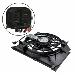 Elektro-Kühler-Lüfter-Rad Mit Lüfter Lüftermotor Lüfterzarge Passend für E46 316-330