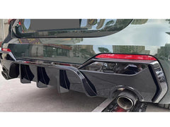 Diffusor Heckdiffusor Stoßstange Schwarz Glanz Passend für 4er G22 G23 mit Sport Paket 2021+