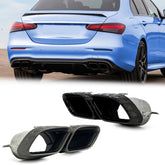 NEU Auspuffblenden Auspuff Endrohr für Mercedes Benz E Klasse W213 S213 E63s AMG 20+ et261