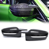 Spiegelkappen Außenspiegelkappen 100% Echtcarbon für BMW 3er G20 G21 5er G30 G31 7er G11 G12