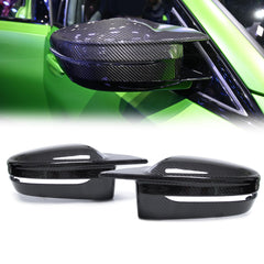 Spiegelkappen Außenspiegelkappen 100% Echtcarbon für BMW 3er G20 G21 5er G30 G31 7er G11 G12