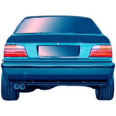 NEU Heck Stoßstange + Diffusor Passend für 3er E36 Cabrio Coupe Limousine Touring 1990-1999