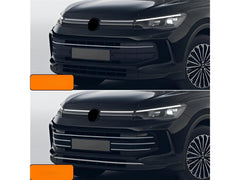Kühlergrill Leisten für VW Tiguan 3 ab 2024 Edelstahl Stoßstangenleiste 7tlg Set