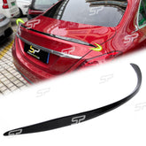 Lackierte Schwarz Spoiler Heckspoiler Spoilerlippe für Mercedes Benz C Klasse W205 C63 AMG Limo ab 2014 sp6