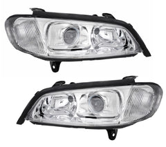 NEU Scheinwerfer Set LWR für Opel Omega B 1999-2003 Facelift H1 H7 mit E-Prüfzeichen