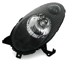 NEU Halogen Scheinwerfer Set Schwarz für Nissan Micra K12 2003-2007 H4 mit E-Prüfzeichen