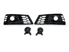 Nebelscheinwerfer Gitter Lüftungsgitter Grill für Audi A4 B9 Seriens. OHNE ACC 15-19