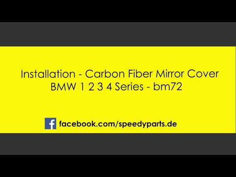 Carbon Fiber Spiegelkappen Außenspiegel Passend für 1er F20 F21 2er F21 F22 3er F30 F31 4er F32 F33 F36 bm72