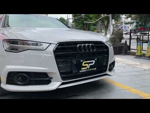 Kühlergrill Grill Schwarz Frontgrill für Audi A6 C7 4G S6 Limousine Avant S Line MOPF 2015-2018 fg178
