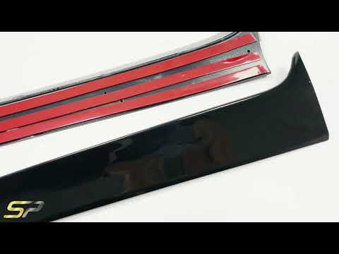 Heckspoiler Seiten Spoiler Flaps Schwarz für VW GOLF 7 GOLF 7.5 Variant Kombi 2013-2020