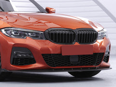 NEU Frontspoiler Spoilerlippe Spoiler Schwarz Glanz Passend für 3er G20 G21 Sport Paket ab 2018