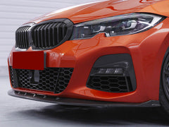 NEU Frontspoiler Spoilerlippe Spoiler Schwarz Glanz Passend für 3er G20 G21 Sport Paket ab 2018