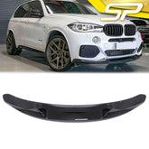 SPOILERLIPPE Front Spoiler Schwarz Passend für X5 F15 M50d Sport Paket 2013-2018 di90