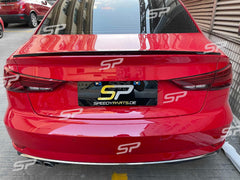 Glanz Schwarz Heckspoiler Spoiler Lippe Heckflügel für AUDI A3 8V Limo S3 S Line 2013-2020 sp98