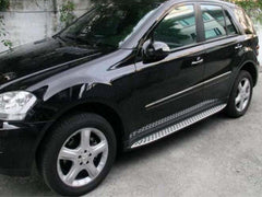 Alu Trittbretter Flankenschutz mit ABE für Mercedes Benz ML W166 ab 2011