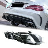 Auspuffblenden Endrohrblende Schwarz für Mercedes Benz A Klasse W176 CLA C117 CLA 45 AMG 2012-2018 et47