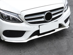 Chrom Front Spoiler Stoßstange Frontspoiler Lippe für Mercedes Benz C-Klasse W205 S205 A205 C205 AMG Line C43 AMG 2015-2018 di99