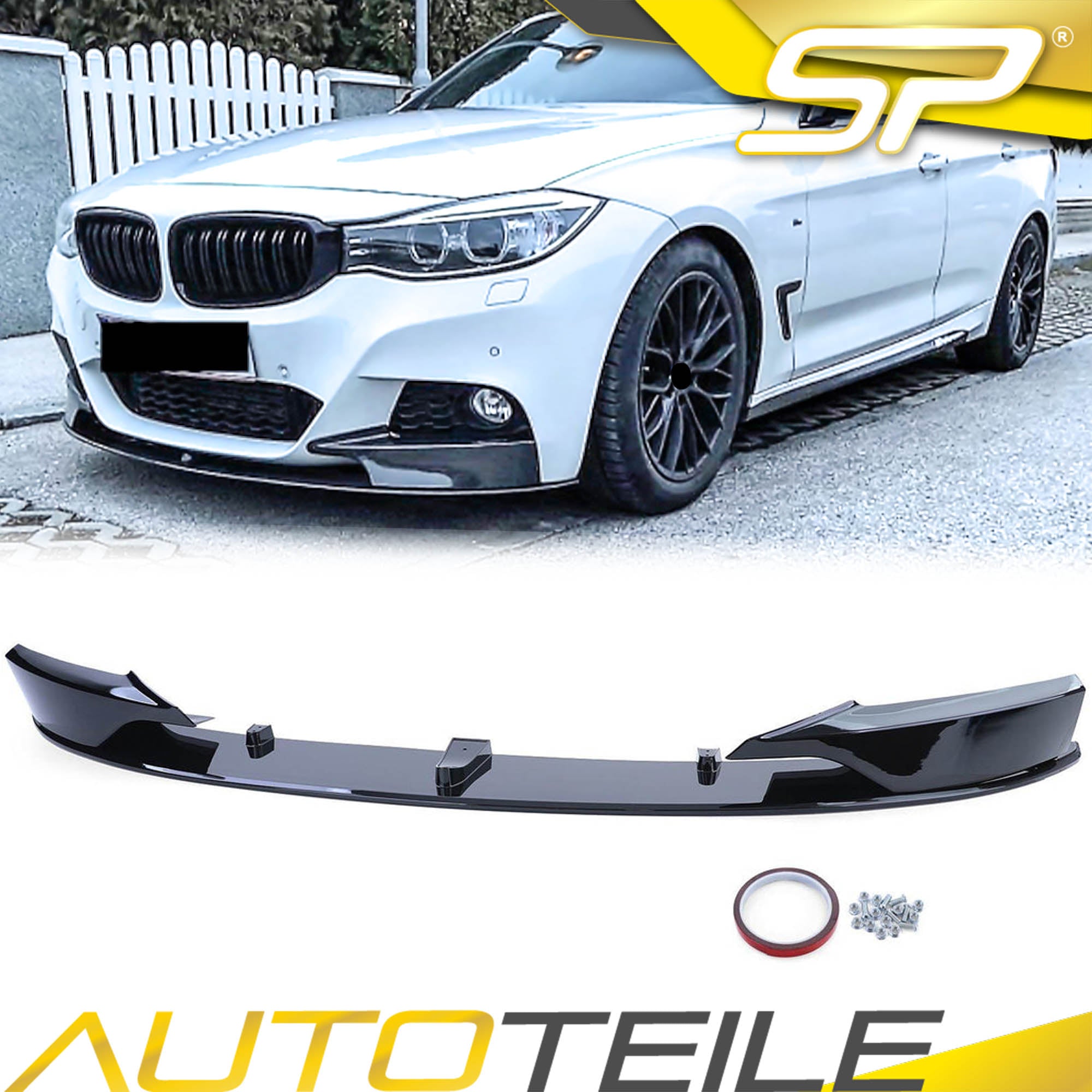 Auto Frontlippe Frontspoiler für BMW 3 Series G20 G21 M Sport 2019