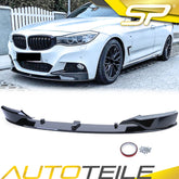 Front Spoiler Lippe Stoßstange Frontspoiler Schwarz Passend für 3er GT F34 ab 2013