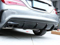 Auspuffblenden Endrohrblende Schwarz für Mercedes Benz A Klasse W176 CLA C117 CLA 45 AMG 2012-2018 et47